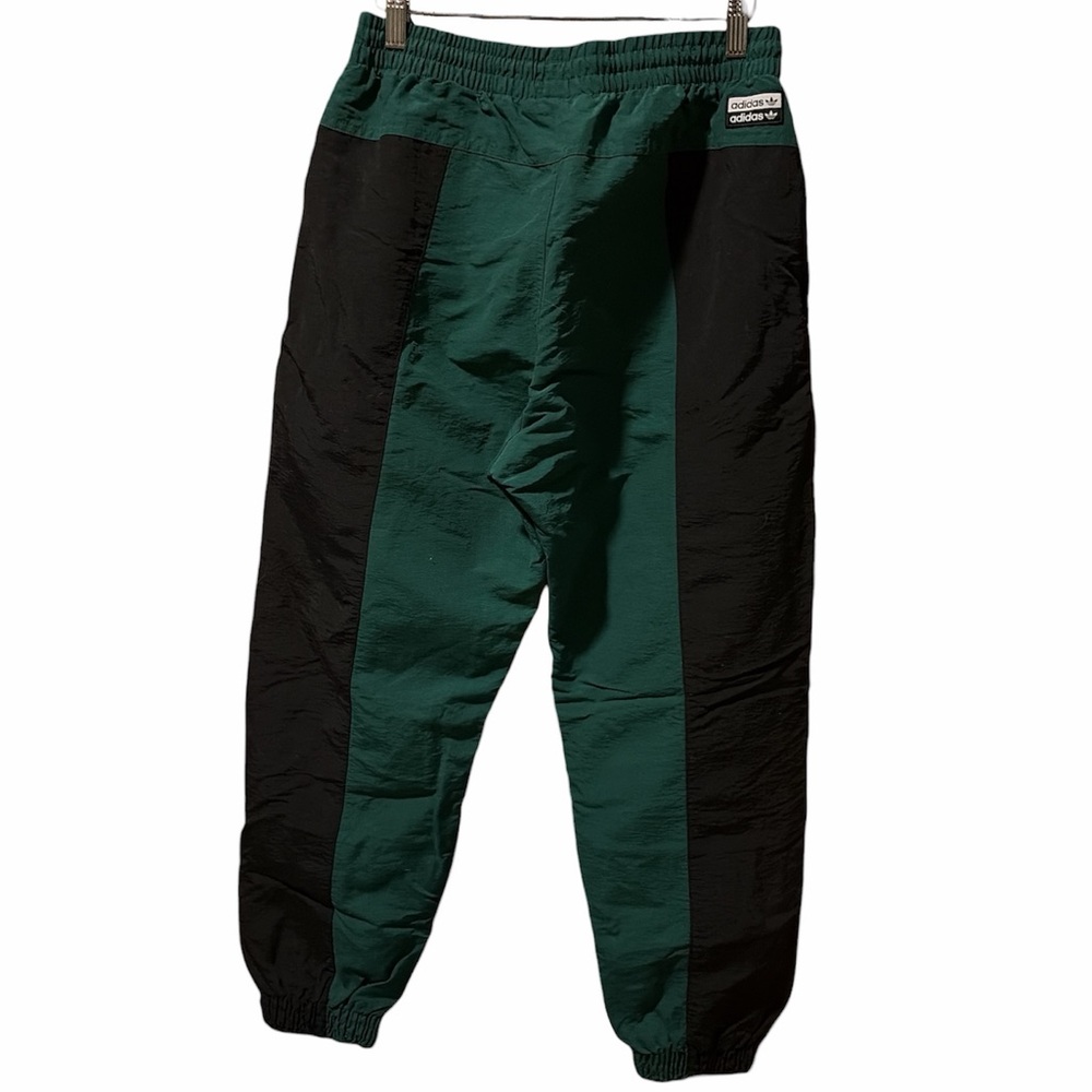 Adidas Originals R.Y.V. Track Pants in Collegiate Green and Black - Picture 4 of 6